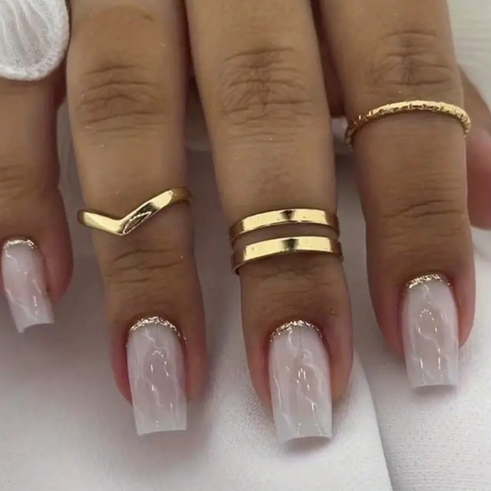 24 Pieces Fake Press On Nails